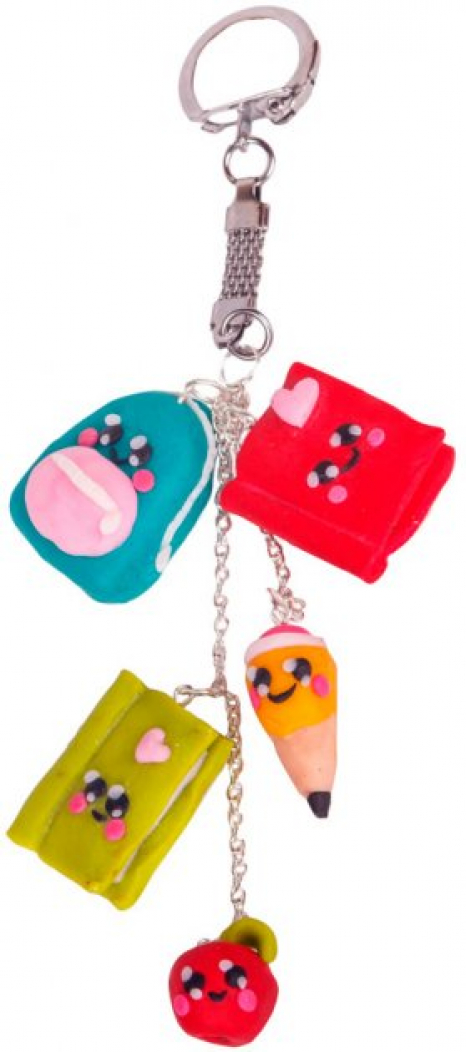 Набір для творчості Ліплення з полімерної глини "Брелок Шкільний" ТМ Умняшка ПГ-004