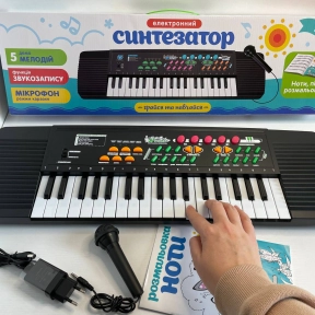 Дитячий електронний синтезатор з мікрофоном(орган)3,5 октави, PL-3737-U