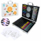 Набір для творчості у валізці (48 предметів) PL-725-35: крейда, маркери, кольорові олівці, фарби, розмальовки