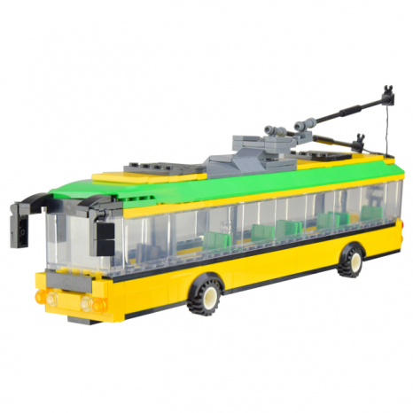 Конструктор ТРАНСПОРТ Тролейбус 281 деталей PL-921-379  IBLOCK