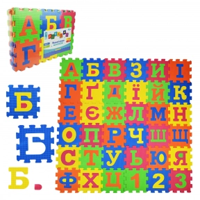 Пазли фомові EVA  український алфавіт PL81002