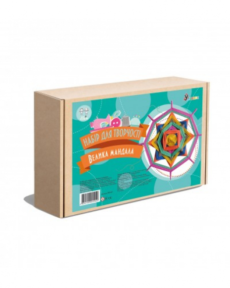 Набір дитячої творчості "Плетіння-Велика мандала" ПМ-001