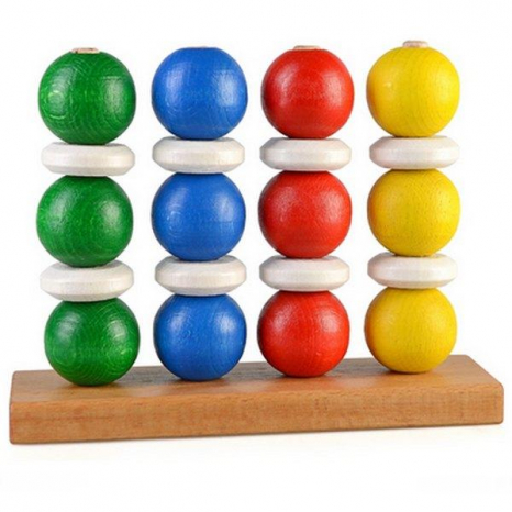 Дерев'яна іграшка Млинці та пончики в коробці, ТМ Тато