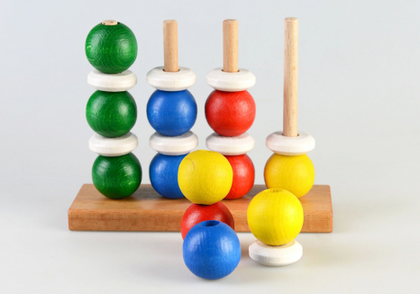 Дерев'яна іграшка Млинці та пончики в коробці, ТМ Тато