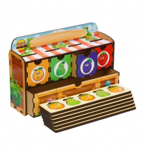 Дерев'яна іграшка сортер-комодик Фрукти Ань-Янь ПСД009