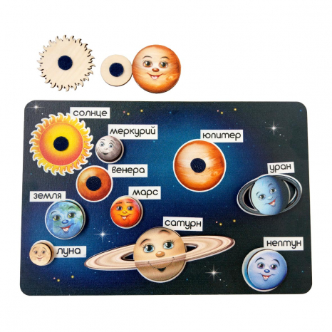 Планеты на липучках "Космос" Ань-Янь. ПСД021