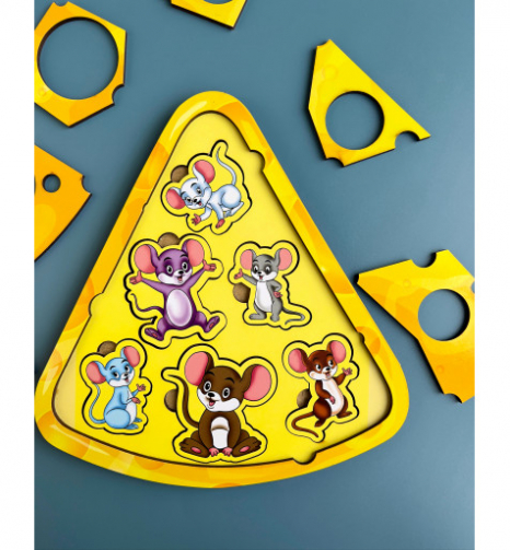 Сортер-головоломка пазл  Мишки у сирі Ань-Янь ПСД042