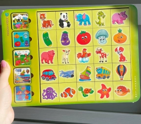 Деревянная игрушка сортер - классификатор "Ассоциации - картинки" ПСД057 Ань-Янь