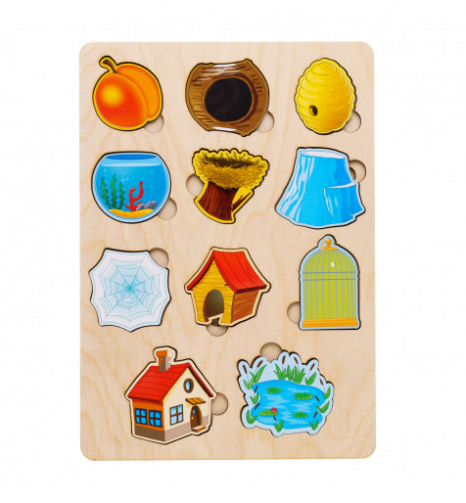 Сортер "Хто де живе?" Ань-Янь. ПСД059