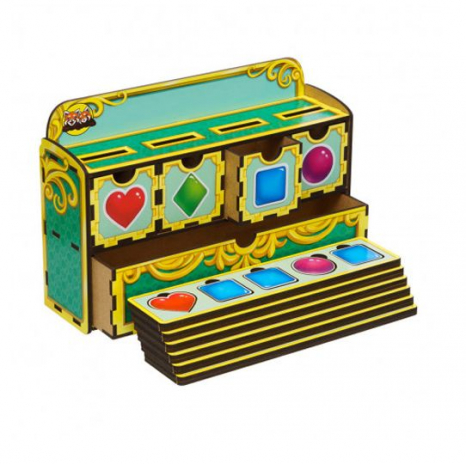 Дерев'яна іграшка сортер-комодик Фігури ПСД072 Ань-Янь