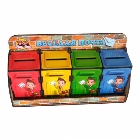 Комод - сортер  для вивчення кольорів Веселий листоноша Ань-Янь. ПСД081