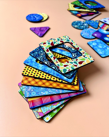 Деревянные досочки Сегена с узорами Ань-Янь. ПСД084