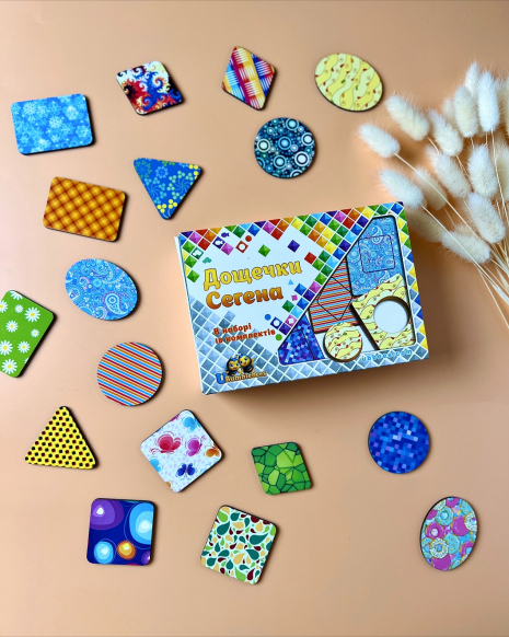 Деревянные досочки Сегена с узорами Ань-Янь. ПСД084