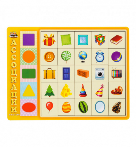 Сортер "Ассоциации – геометрические фигуры" Ань-Янь ПСД097