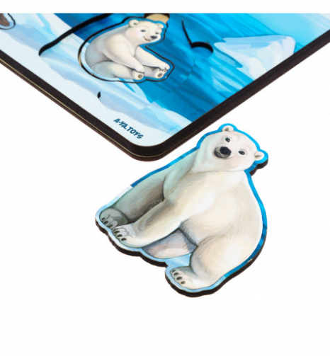 Пазл сортер-вкладиш ''Мама та малюк. Арктика'' Ань-Янь ПСД102