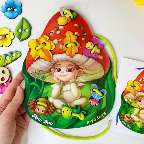 Шнуровка "Мухоморчик" Ань-Янь. ПСД132