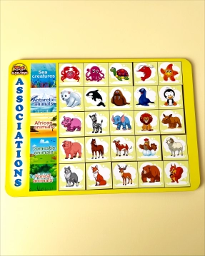 Рамка – сортер (классификатор) Ассоциации – виды животных Ань-Янь. (Ubees) ПСД133