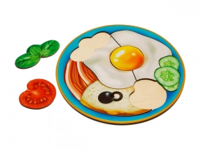 Дерев'яний пазл "Сніданок" Ань-Янь. ПСД137