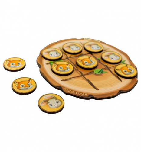 Хрестики-нулики: лисичка і зайчик Ань-Янь. ПСД158