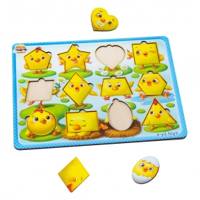 Вкладиші "Курчата-фігури" Ань-Янь. ПСД163