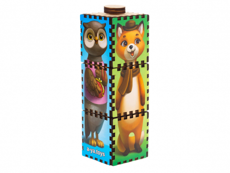 Обертові кубики "Звірі" Ань-Янь. ПСД180