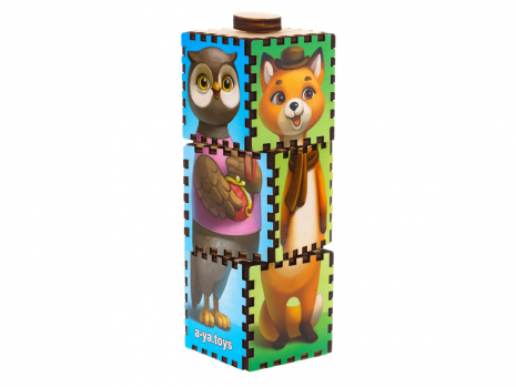 Обертові кубики "Звірі" Ань-Янь. ПСД180