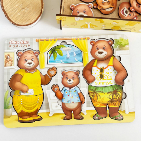 Игра "Одень мишек" Ань-Янь. ПСД192