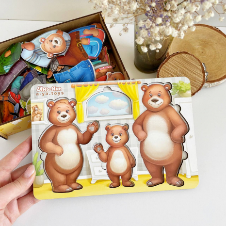 Игра "Одень мишек" Ань-Янь. ПСД192