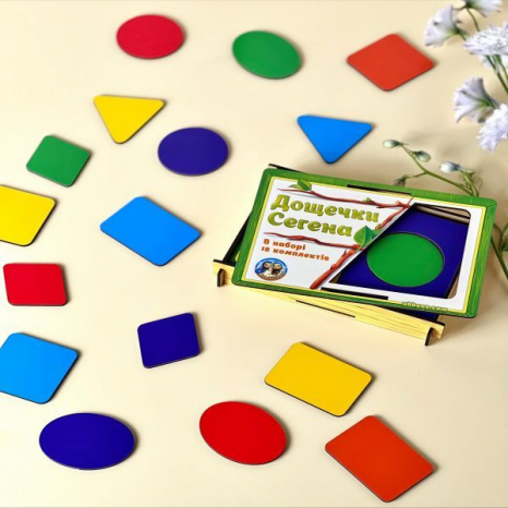 Дощечки Сегена: фигуры, цвета, Ань-Янь. ПСД212