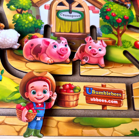 Лабіринт-проводилка "Ферма" Ань-Янь ПСД213