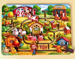 Лабіринт-проводилка "Ферма" Ань-Янь ПСД213