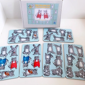 Игра - мемори Найди одинаковых котиков ПСД217