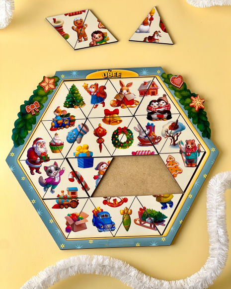 Пазл "Новорічна головоломка", 24 елементи, Ubumblebees. ПСД234