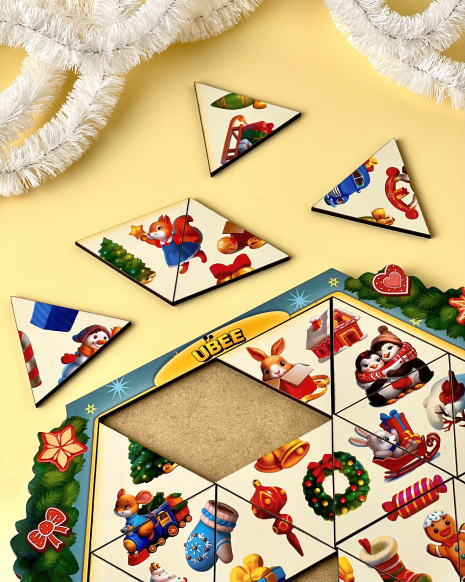 Пазл "Новорічна головоломка", 24 елементи, Ubumblebees. ПСД234