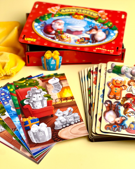 Дитяча настільна гра Новорічне Лото ПСД235 Ань-Янь