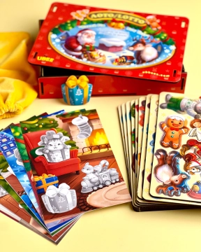 Дитяча настільна гра Новорічне Лото ПСД235 Ань-Янь