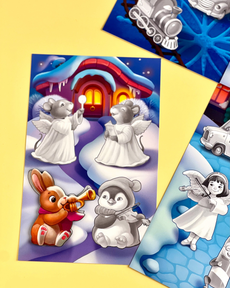 Дитяча настільна гра Новорічне Лото ПСД235 Ань-Янь