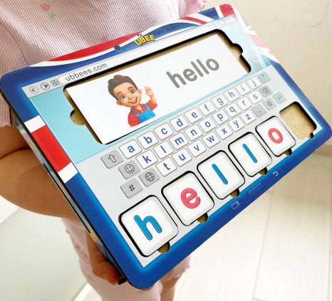 Планшет для читання (англійська мова) Збери слово по картинці ПСД254 Ubee