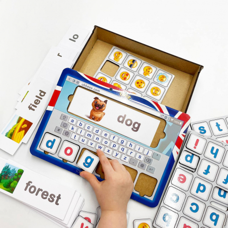 Планшет для читання (англійська мова) Збери слово по картинці ПСД254 Ubee