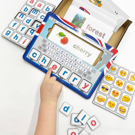 Планшет для читання (англійська мова) Збери слово по картинці ПСД254 Ubee