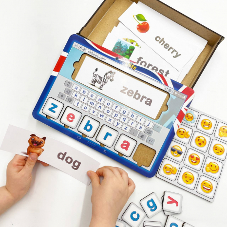 Планшет для читання (англійська мова) Збери слово по картинці ПСД254 Ubee