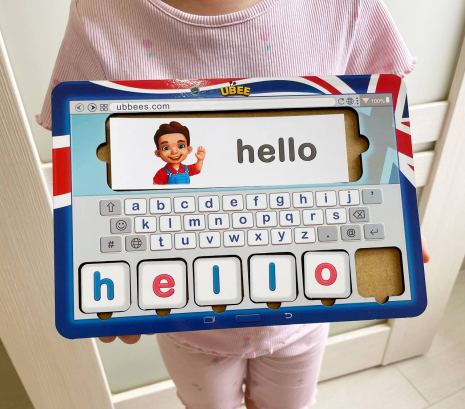 Планшет для читання (англійська мова) Збери слово по картинці ПСД254 Ubee