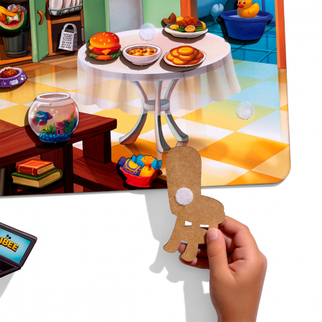 Деревянная игра с липучками Наведи порядок в комнате и накорми Ваню ПСД271 Ubee