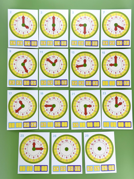 Деревянная развивающая игра Часы - Учим время ПСД279 Ubee