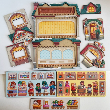 Дерев`яний двошаровий фігурний пазл Крамниця іграшок ПСД304 Ubee