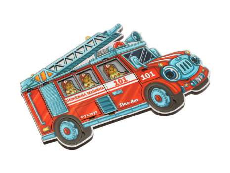 Сортер-пазл "Ведмедики-пожежники" Ань-Янь. ПСФ005