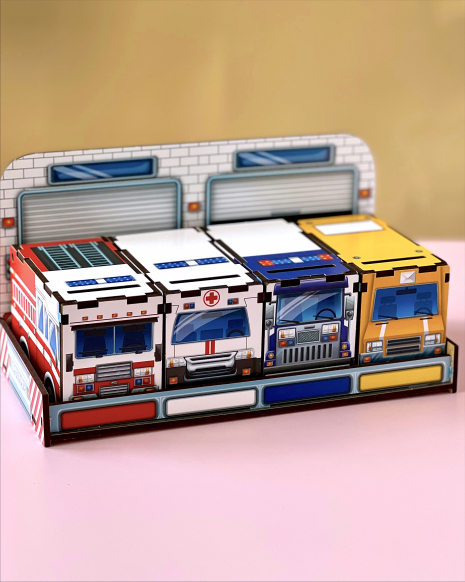 Дерев'яний сортер - комодик Службовий транспорт Ubee ПСФ027