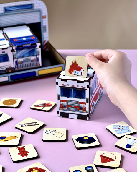 Дерев'яний сортер - комодик Службовий транспорт Ubee ПСФ027