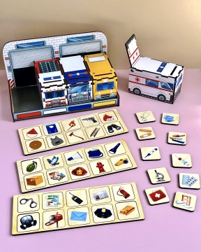 Дерев'яний сортер - комодик Службовий транспорт Ubee ПСФ027