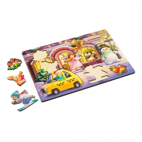 Сортер-вкладиш великий "Новорічний -3" Ань-Янь ПСФ032